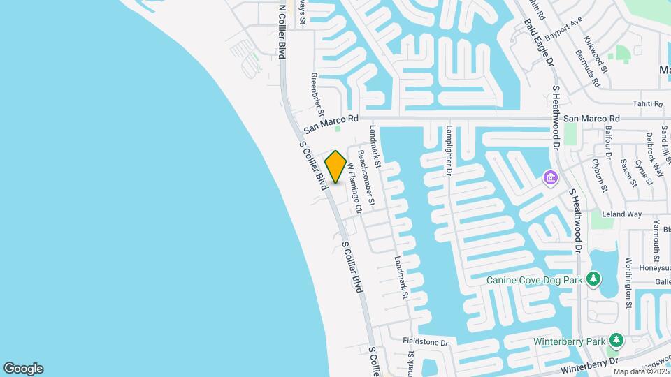 201 S Collier Blvd Mapa y Detalles de la Ubicación