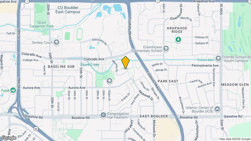 4237 Monroe Dr Map and Location Details