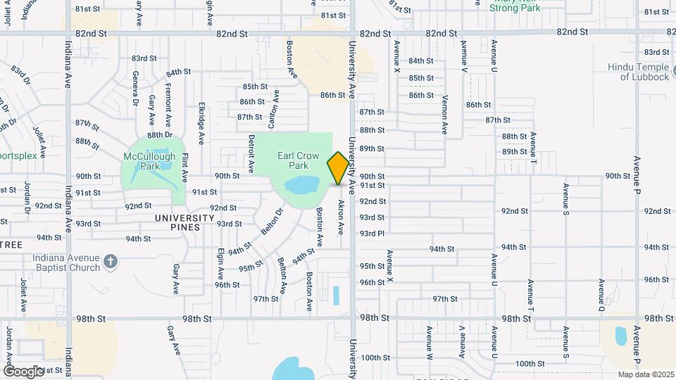 9102 Akron Ave Map and Location Details