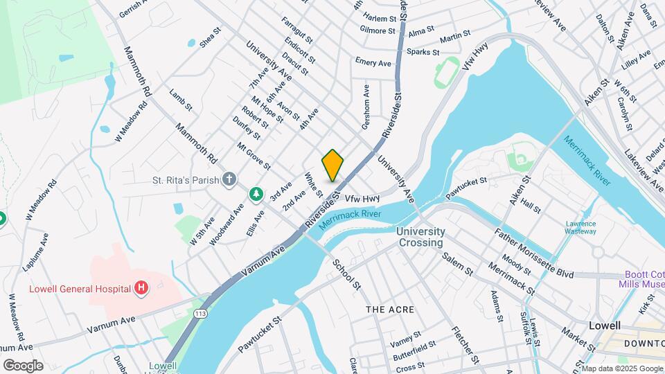 82 Riverside St, Unit 1 Mapa y Detalles de la Ubicación