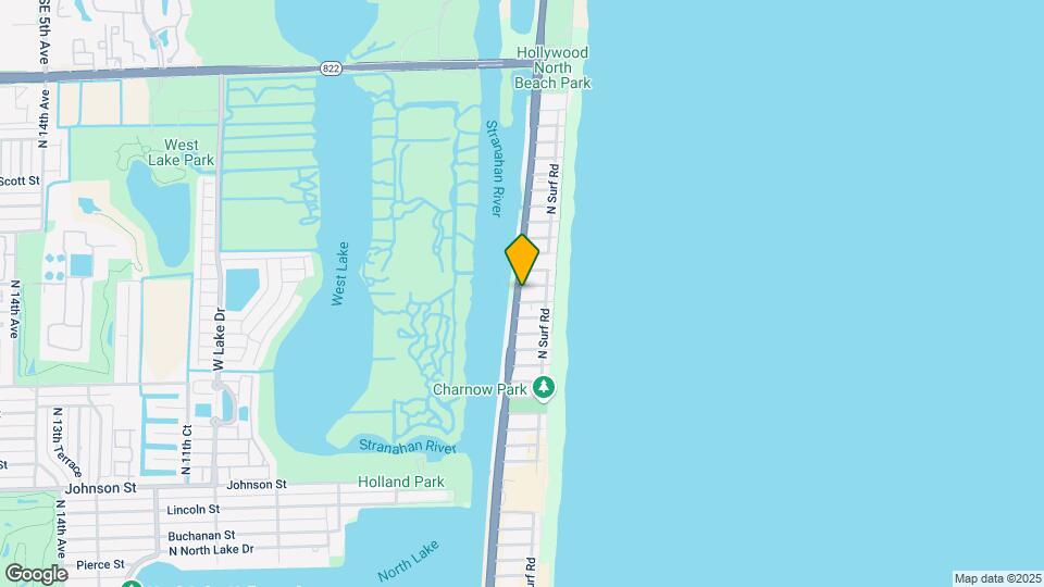 2309 N Ocean Dr Map and Location Details