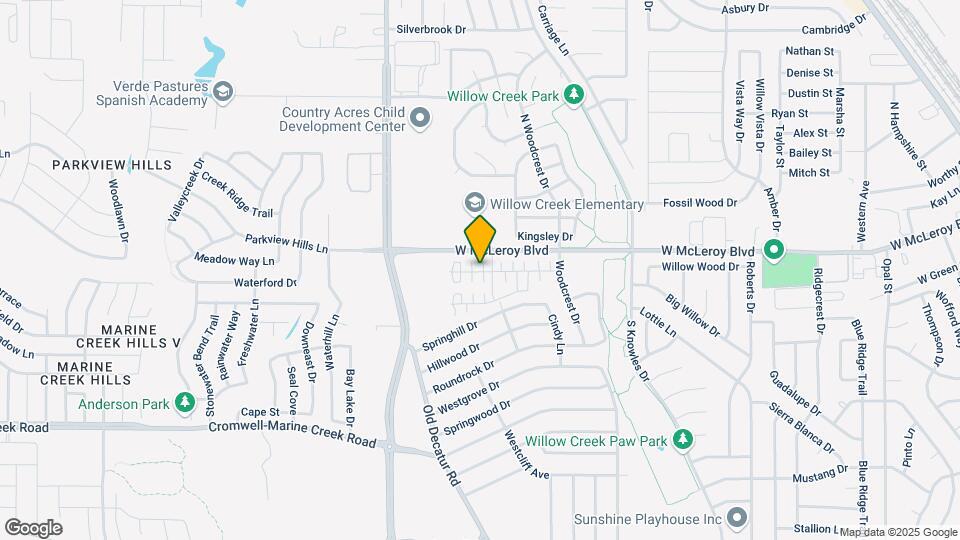 1106 Fallgate Dr Map and Location Details