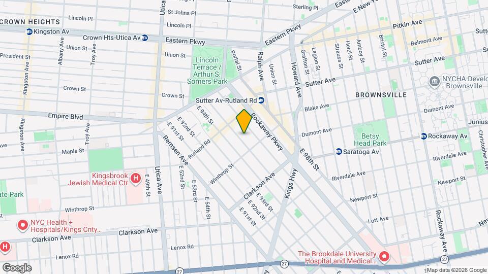 145 E 95th St Map and Location Details