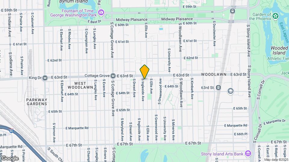 6317 S Ingleside Ave-Unit -2 Mapa y Detalles de la Ubicación