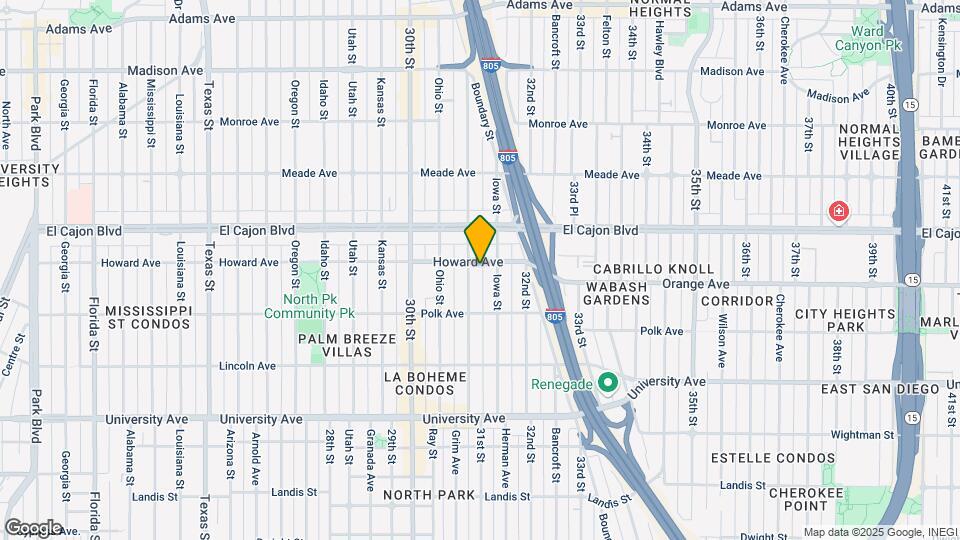 3119 Howard Ave Map and Location Details