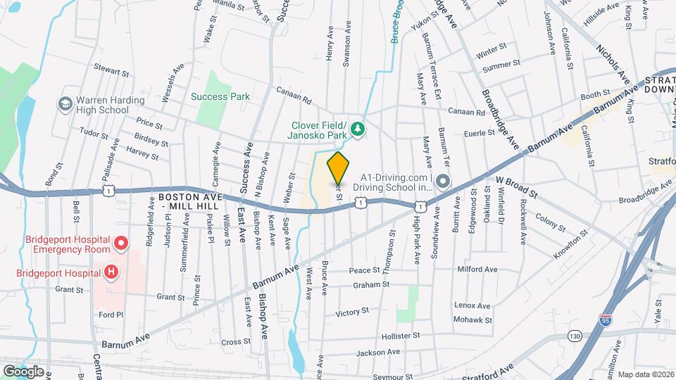 47 Clover St Map and Location Details