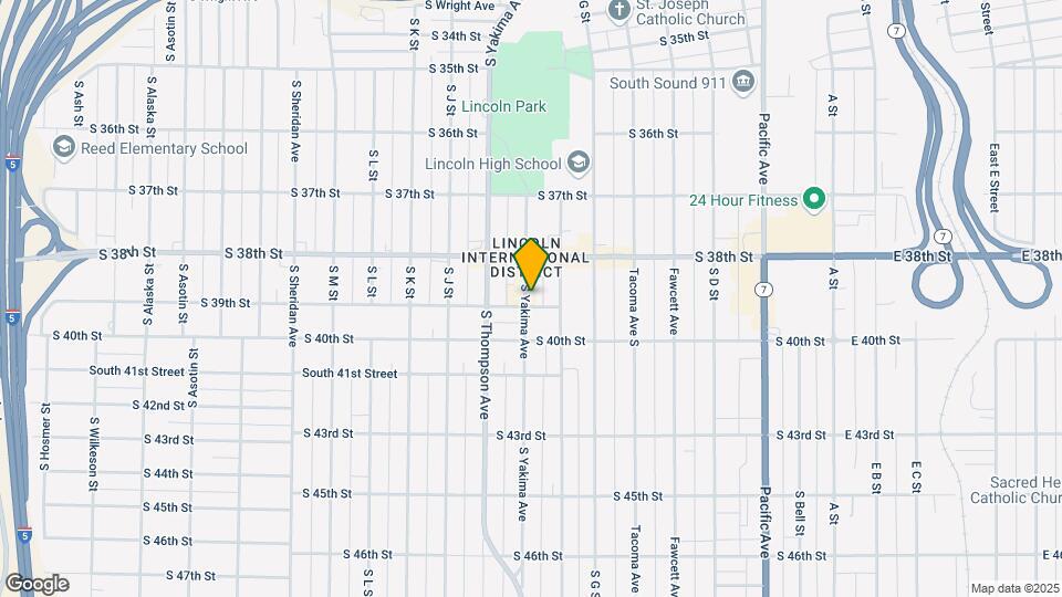 3831 S Yakima Ave Map and Location Details