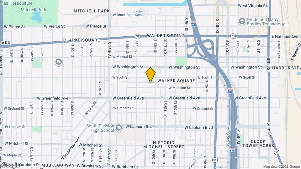 1216 W Madison St Mapa y Detalles de la Ubicación