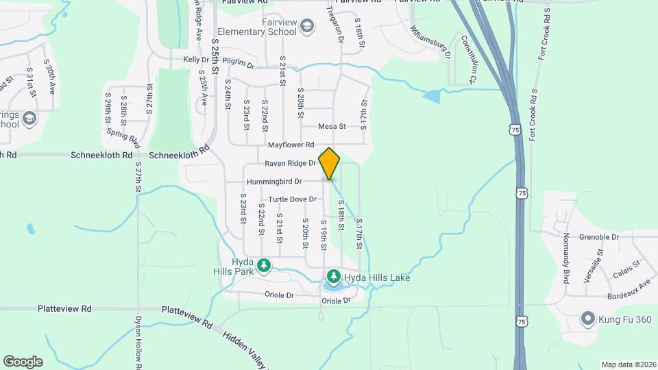 14703 S 19th St Map and Location Details