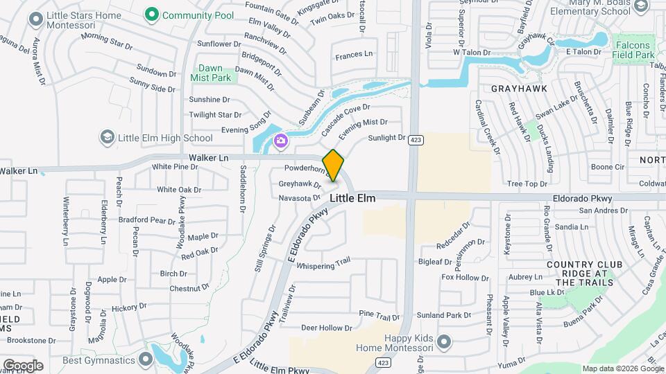 2676 Powderhorn Dr Map and Location Details