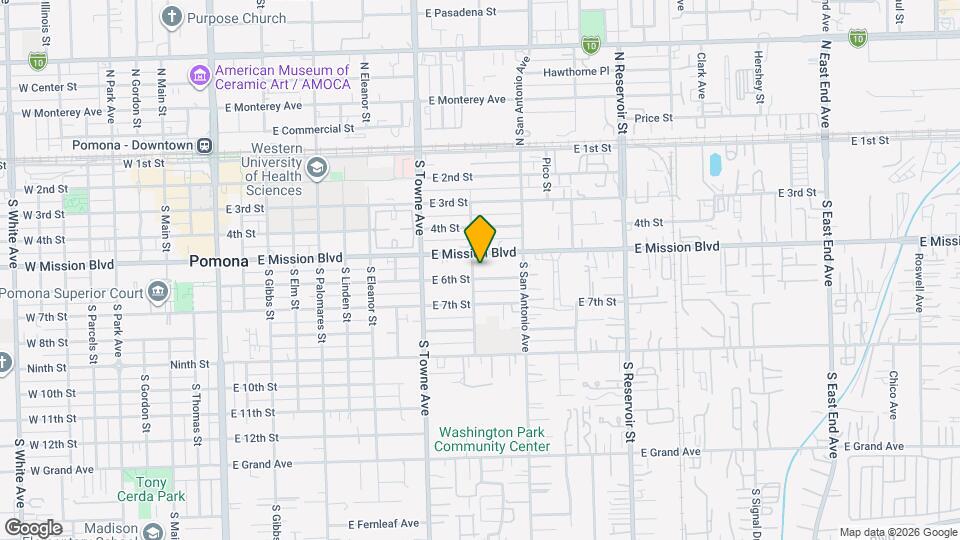 915 E 6th St Map and Location Details