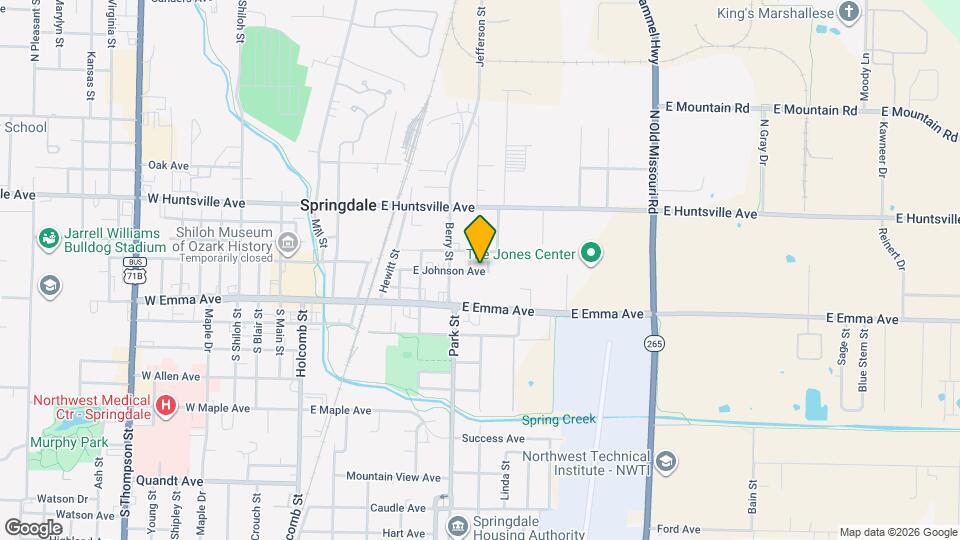 708 E Johnson Ave Map and Location Details