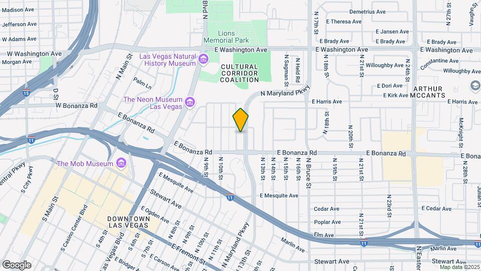 630 N 11th St Mapa y Detalles de la Ubicación