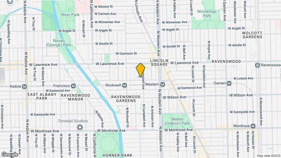 2510 W Leland Ave, Unit A Mapa y Detalles de la Ubicación