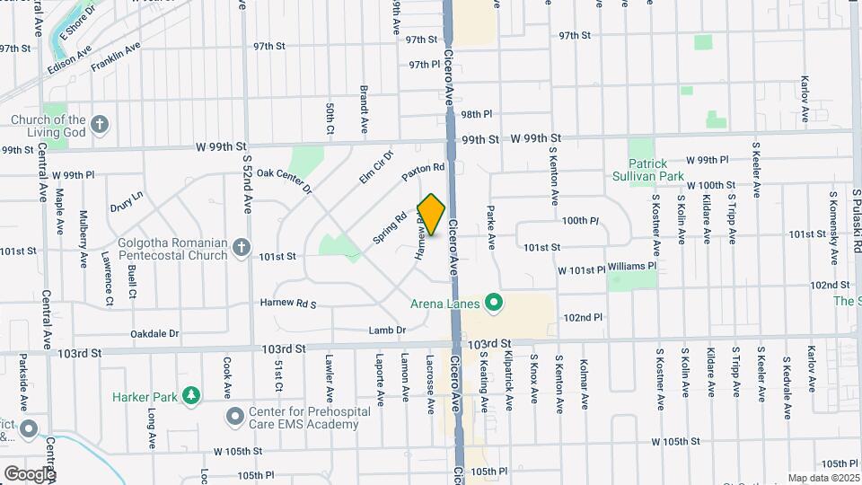 10045 Harnew Rd E Map and Location Details