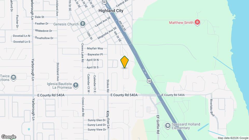 5967 Hillside Heights Dr Map and Location Details