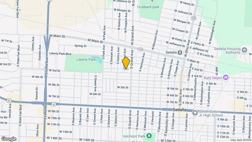 820 W 3rd St Mapa y Detalles de la Ubicación