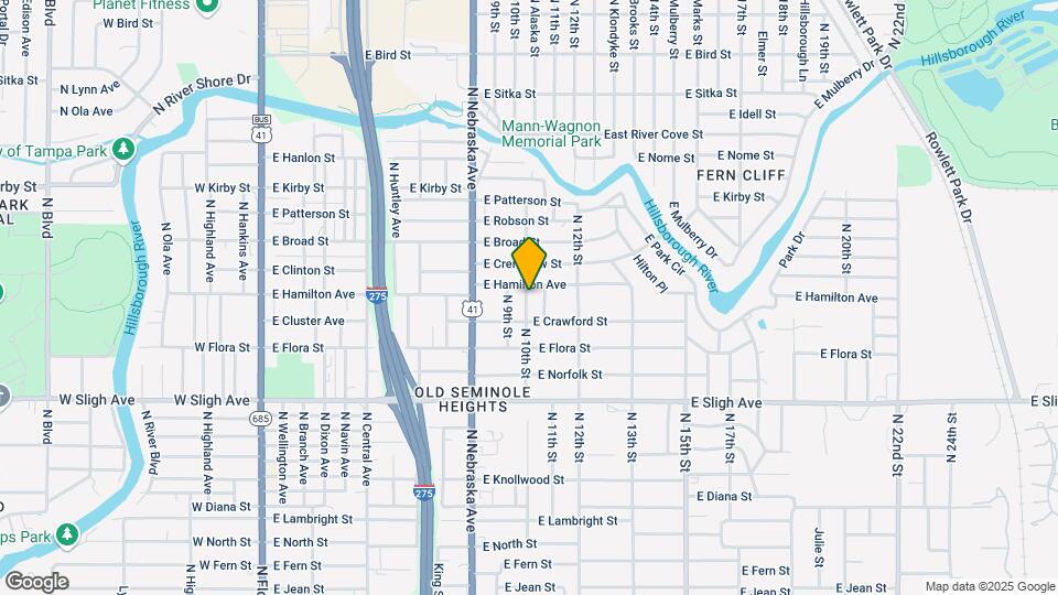 7211 N 10th St, Unit 1 Map and Location Details