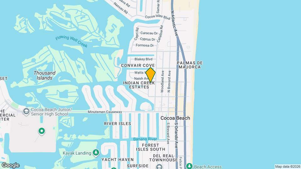 189 Oak Ave, Unit Unit 3 Map and Location Details