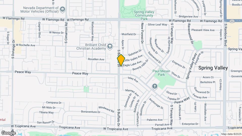 4459 Anatone Dr Map and Location Details