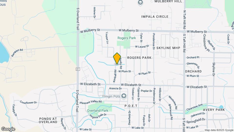 824 Kimball Rd Map and Location Details