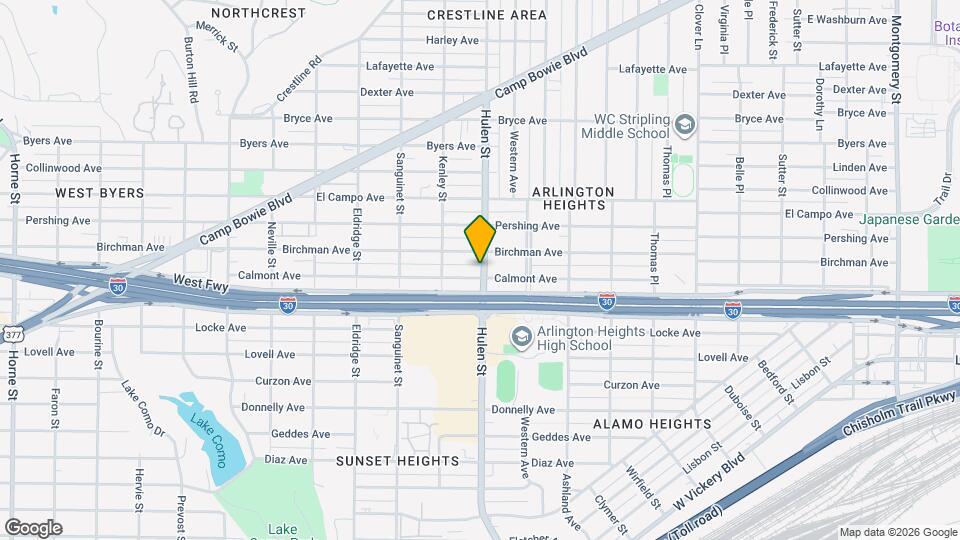 4600 Calmont Ave Map and Location Details