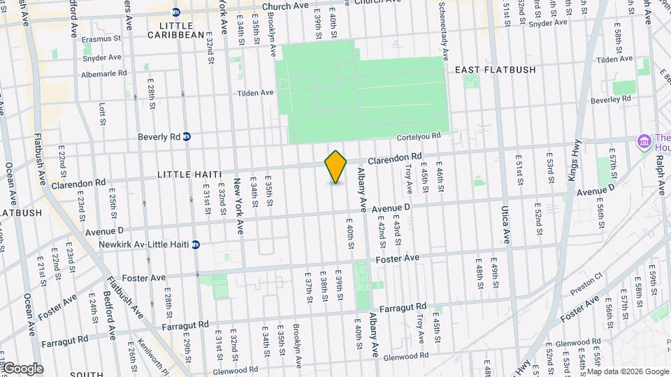 595 E 39th St Map and Location Details