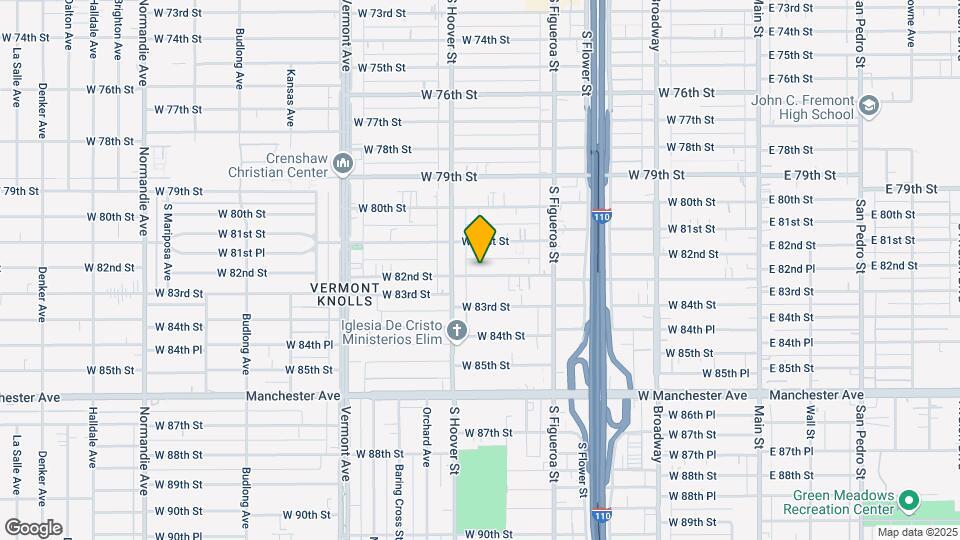711 W 82nd St Map and Location Details