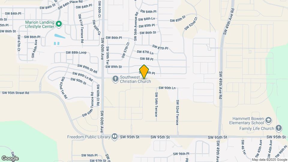 9145 SW 58th Cir Map and Location Details