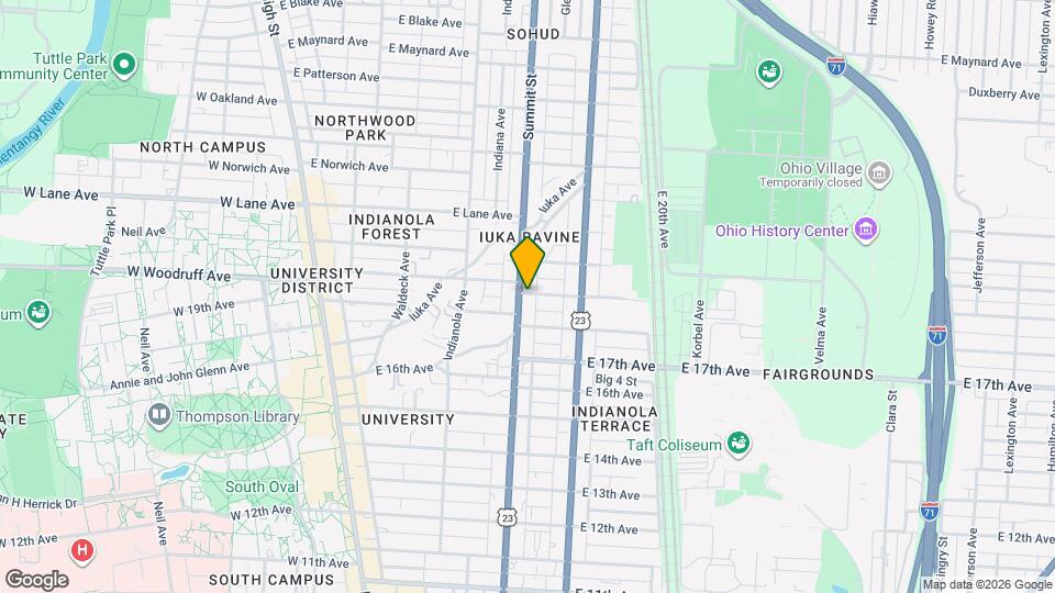 297 E 19th Ave Map and Location Details