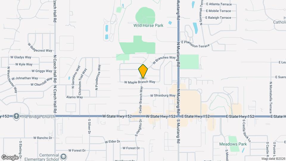 309 W Maple Branch Way Map and Location Details