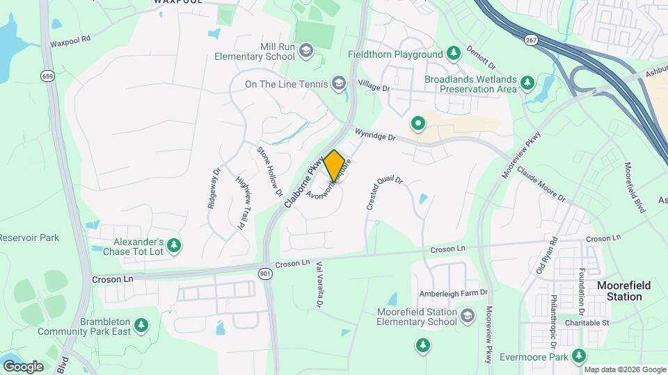 22072 Avonworth Square Map and Location Details