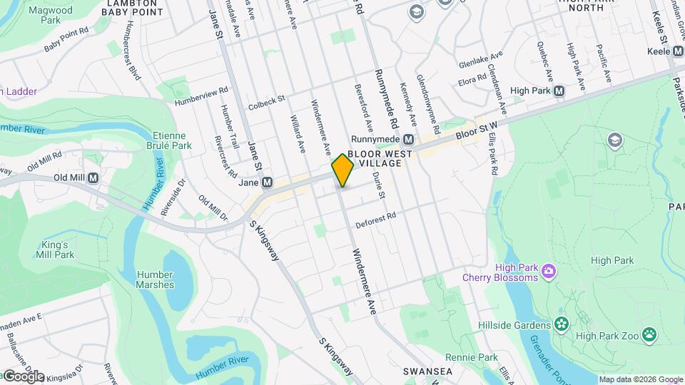 351 Windermere Ave Map and Location Details