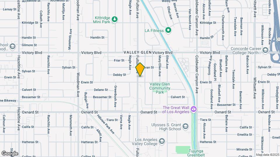 6212 Fulton Ave Map and Location Details
