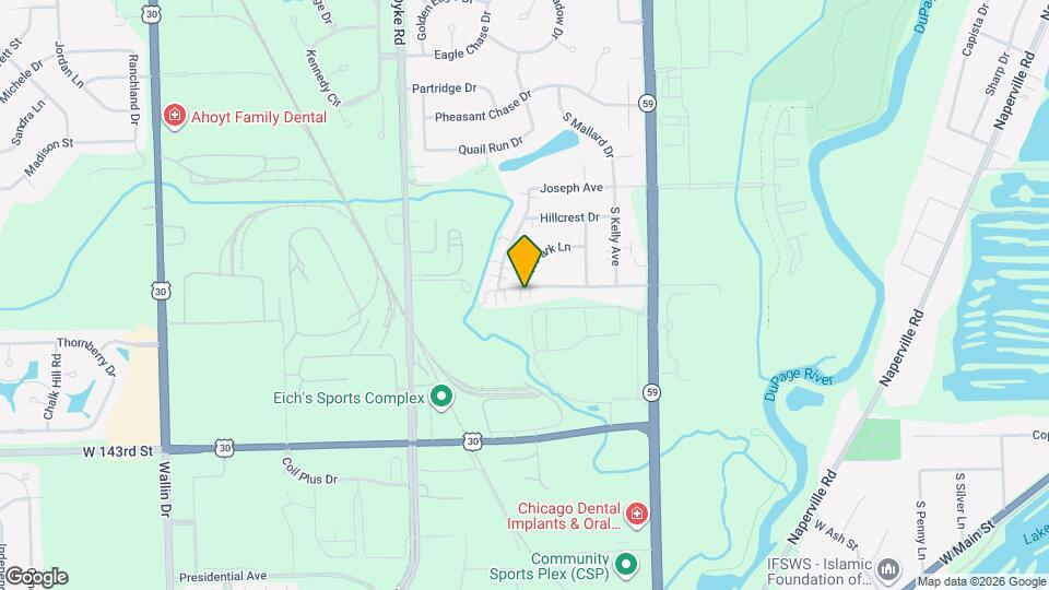 24201 W Hazelcrest Dr Map and Location Details