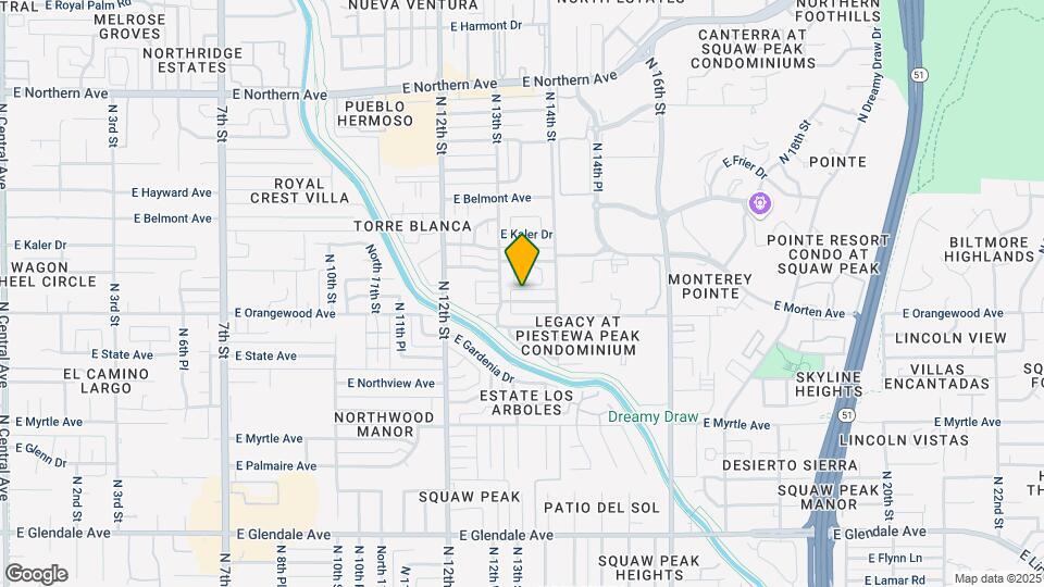 1314 Vista Ave-Unit -1 Map and Location Details