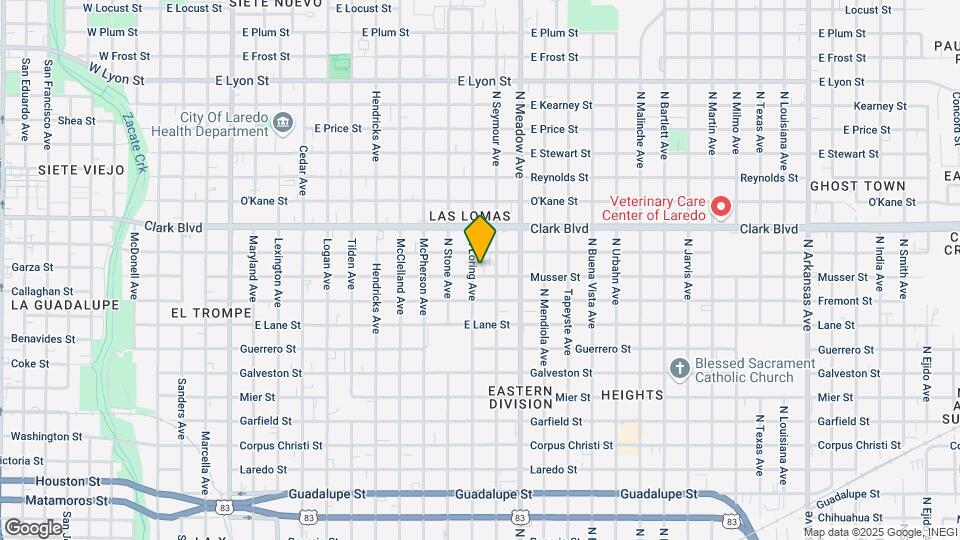 1404 Musser St Map and Location Details