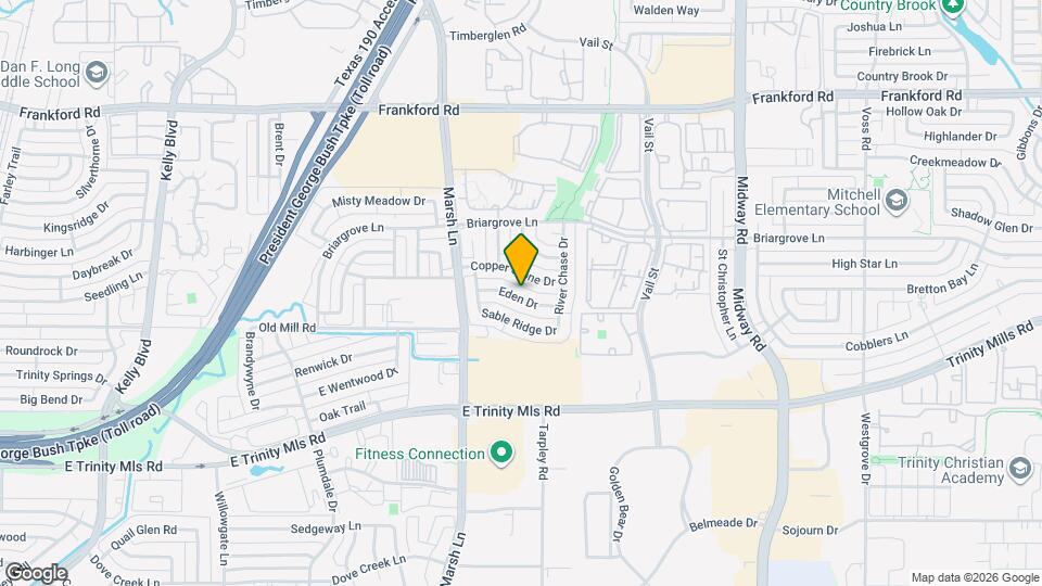 3635 Eden Dr Map and Location Details