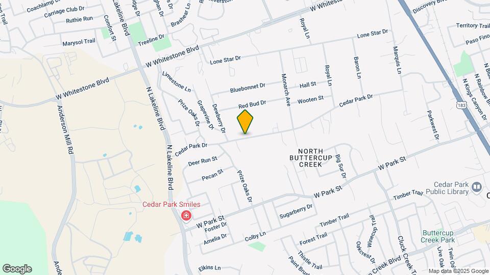 1200 Boerne Dr Map and Location Details
