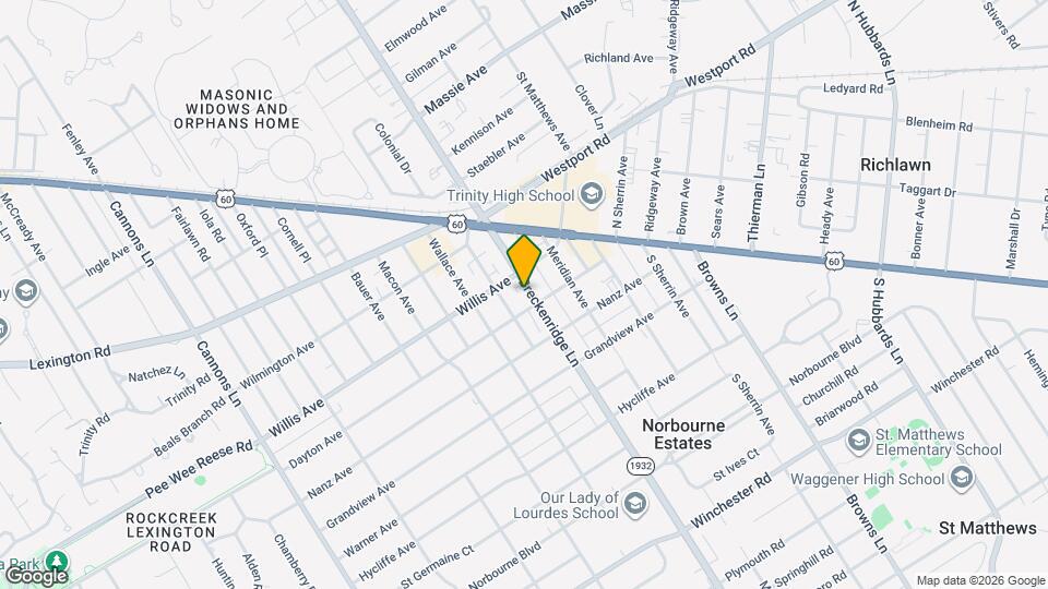 148 Breckenridge Ln, Unit D Mapa y Detalles de la Ubicación