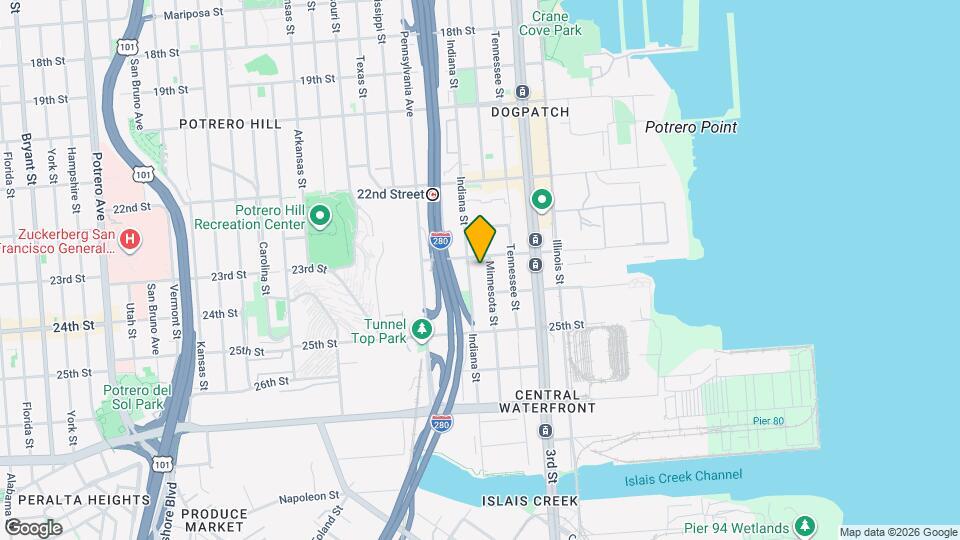 1207 Indiana St Map and Location Details