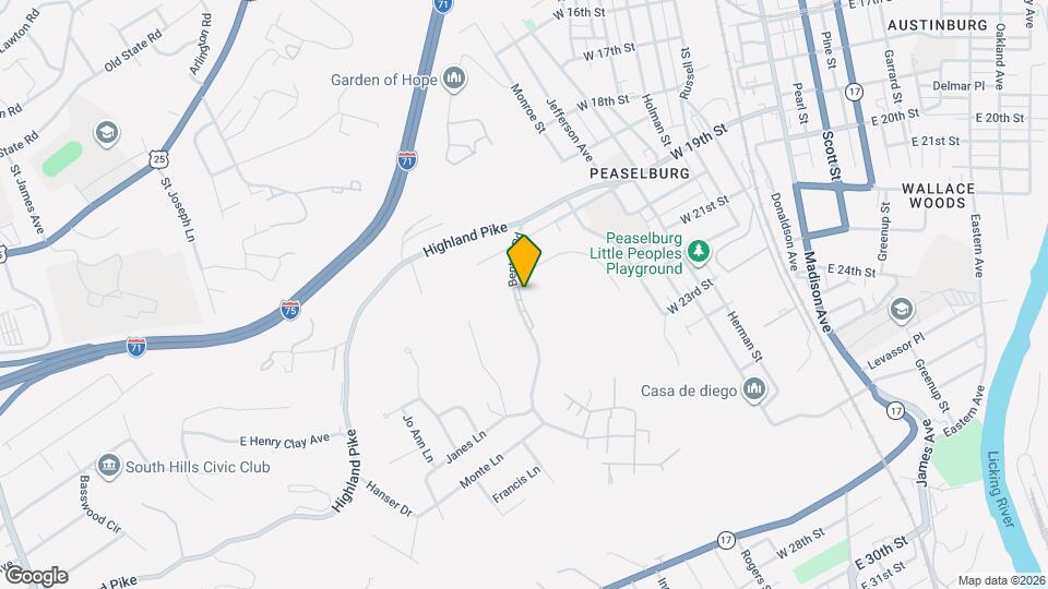 2012 Benton Rd Mapa y Detalles de la Ubicación
