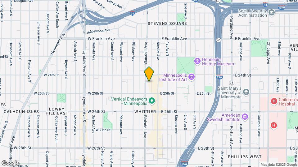 2423 Blaisdell Ave Map and Location Details