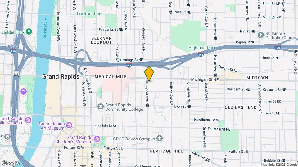 324 Prospect Ave NE-Unit -Apt 3 Map and Location Details