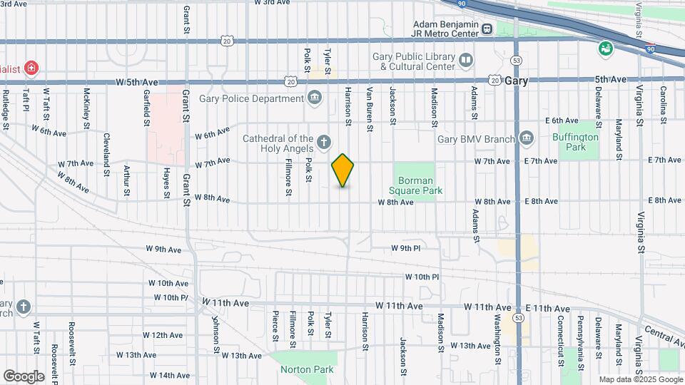 762 Harrison St, Unit 1 Map and Location Details