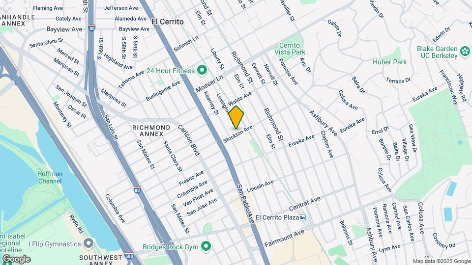 6431 Stockton Ave Map and Location Details