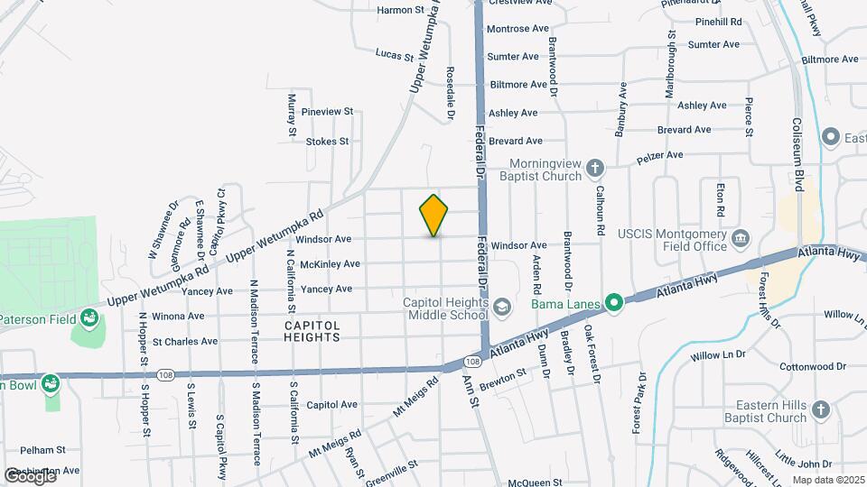 421 N Panama St Mapa y Detalles de la Ubicación
