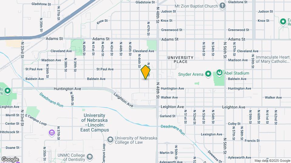 4633 Baldwin Ave Map and Location Details