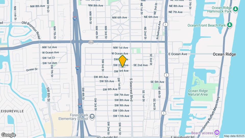 135 SW 3rd Ave Map and Location Details