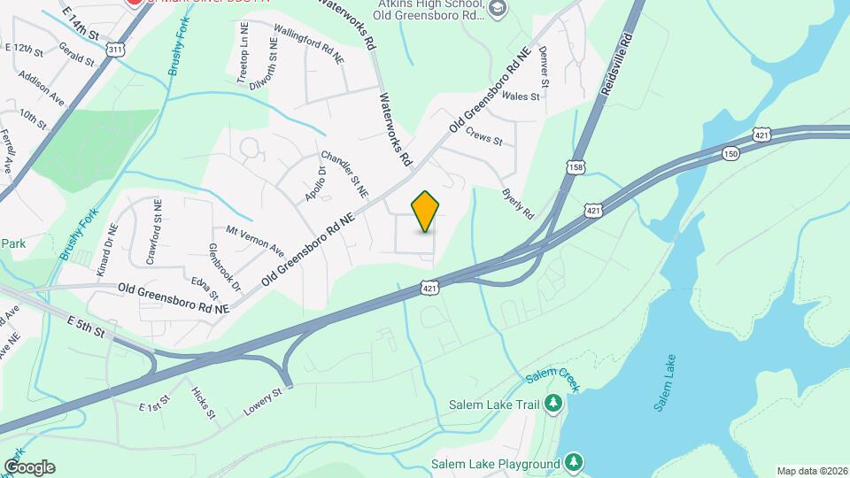 406 Mason St NE Map and Location Details